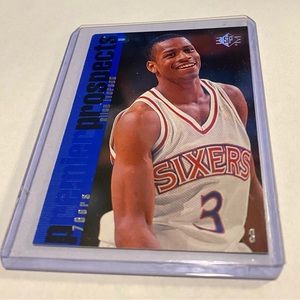 Allen Iverson 1997 Upper Deck S/P  RC Rookie Card Vintage Collectible